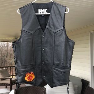 FMC leather Men’s Vest